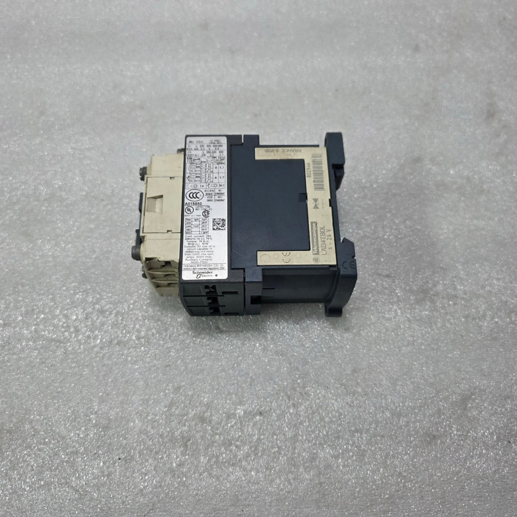TELEMECANIQUE LC1D096BL CONTACTOR WITH LAD4TBDL 24V DC