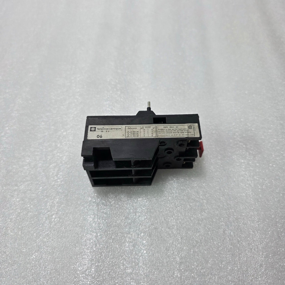 TELEMECANIQUE LR1-D09 306 THERMAL OVERLOAD RELAY 1–1.6A | MOTOR PROTEC