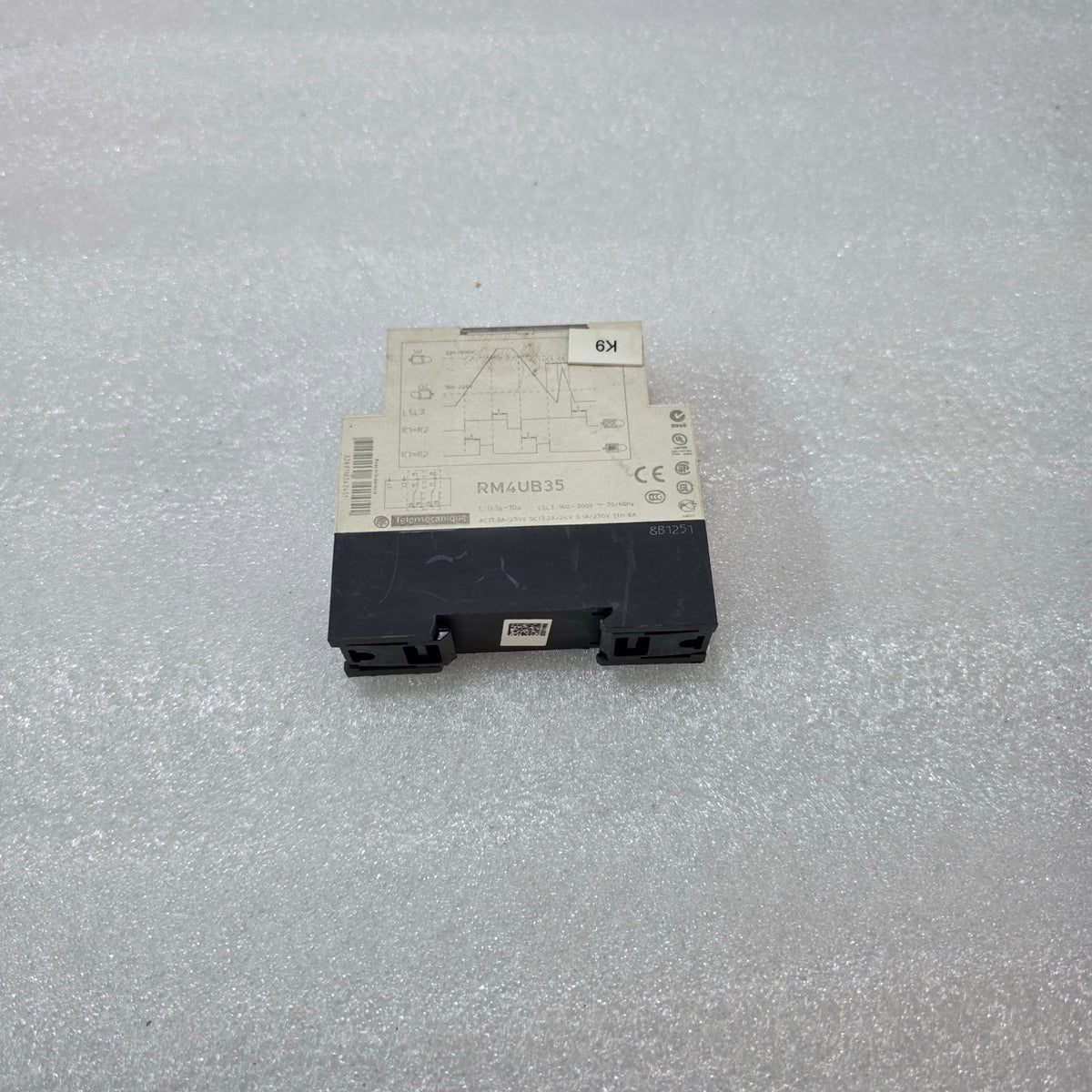 TELEMECANIQUE RM4UB35 PHASE MONITORING RELAY 160–300V 3-PHASE CONTROL RELAY