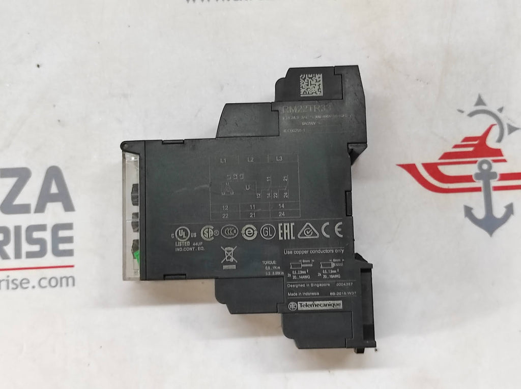 TELEMECANIQUE RM22TR33 VOLTAGE MONITORING RELAY