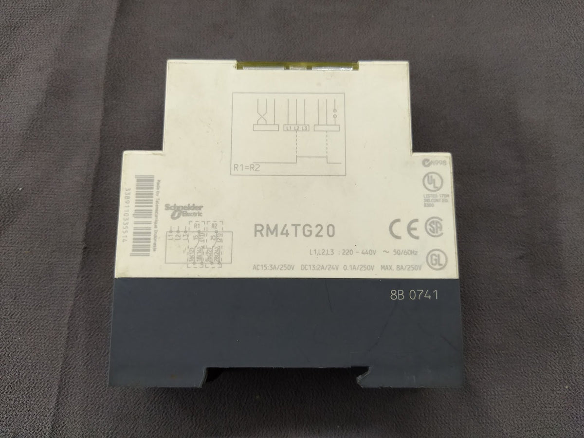LOT OF 3 X TELEMECANIQUE RM4TG20 THREE PHASE NETWORK CONTROL RELAY X LOT OF 3