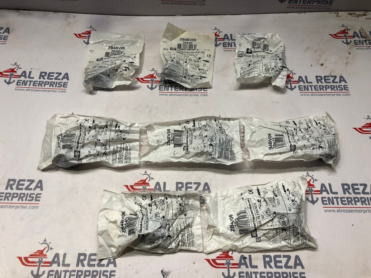 TELEMECANIQUE SE ZB4BV06 BLUE PILOT LIGHT LOT OF 8 UNIT