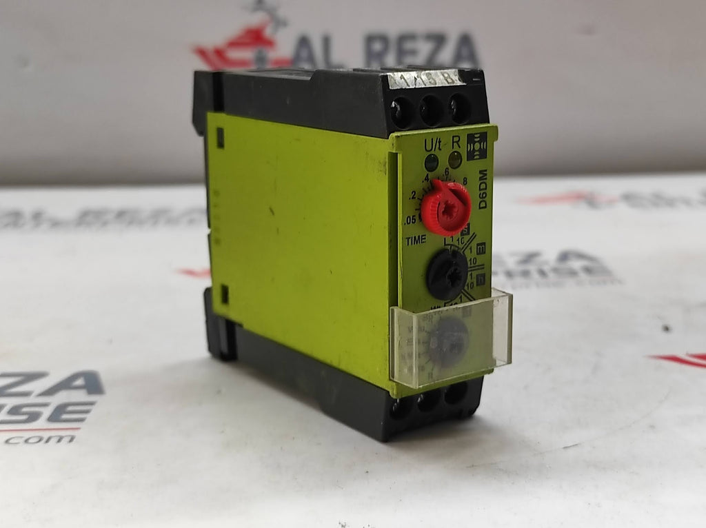 TELE D6DM MULTIFUNCTION TIME RELAY 24VAC-DC / 110-240VAC
