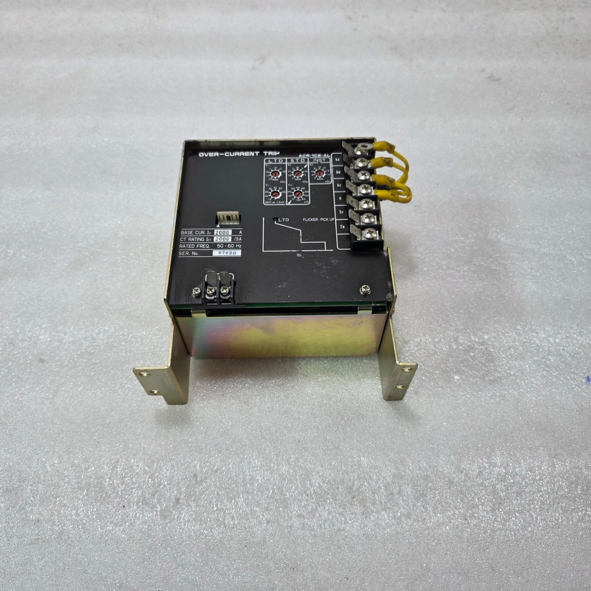 TERASAKI AOR-1CS-AL OVER CURRENT TRIP RELAY |  2000A, CT 2000/3A | SETTING 5