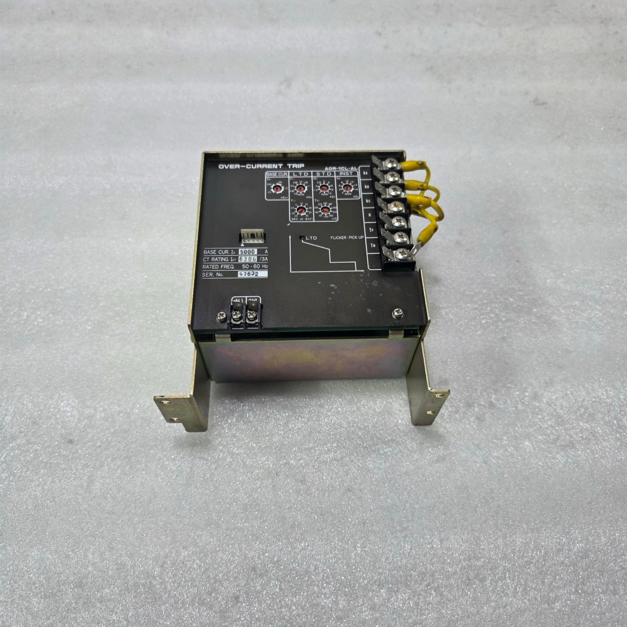 TERASAKI AOR-1CL-AL OVER CURRENT TRIP RELAY | 5000A ,CT  6300/3A | SETTING 6