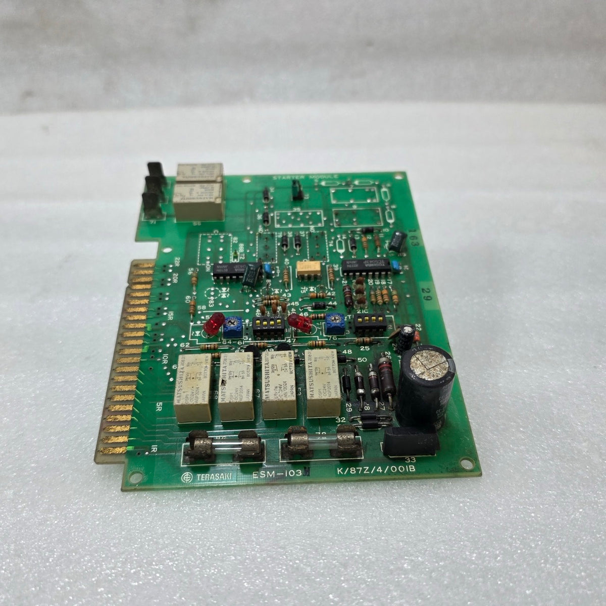 TERASAKI ESM-103 M STARTER MODULE PCB | K/87Z/4/001B INDUSTRIAL CONTROL BOARD