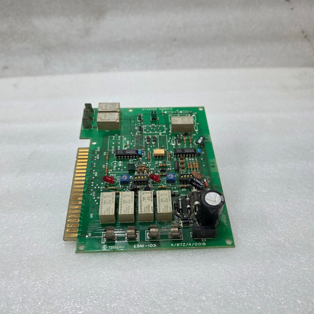 TERASAKI ESM-103-M STARTER MODULE PCB | K/87Z/4/001B INDUSTRIAL CONTROL BOARD