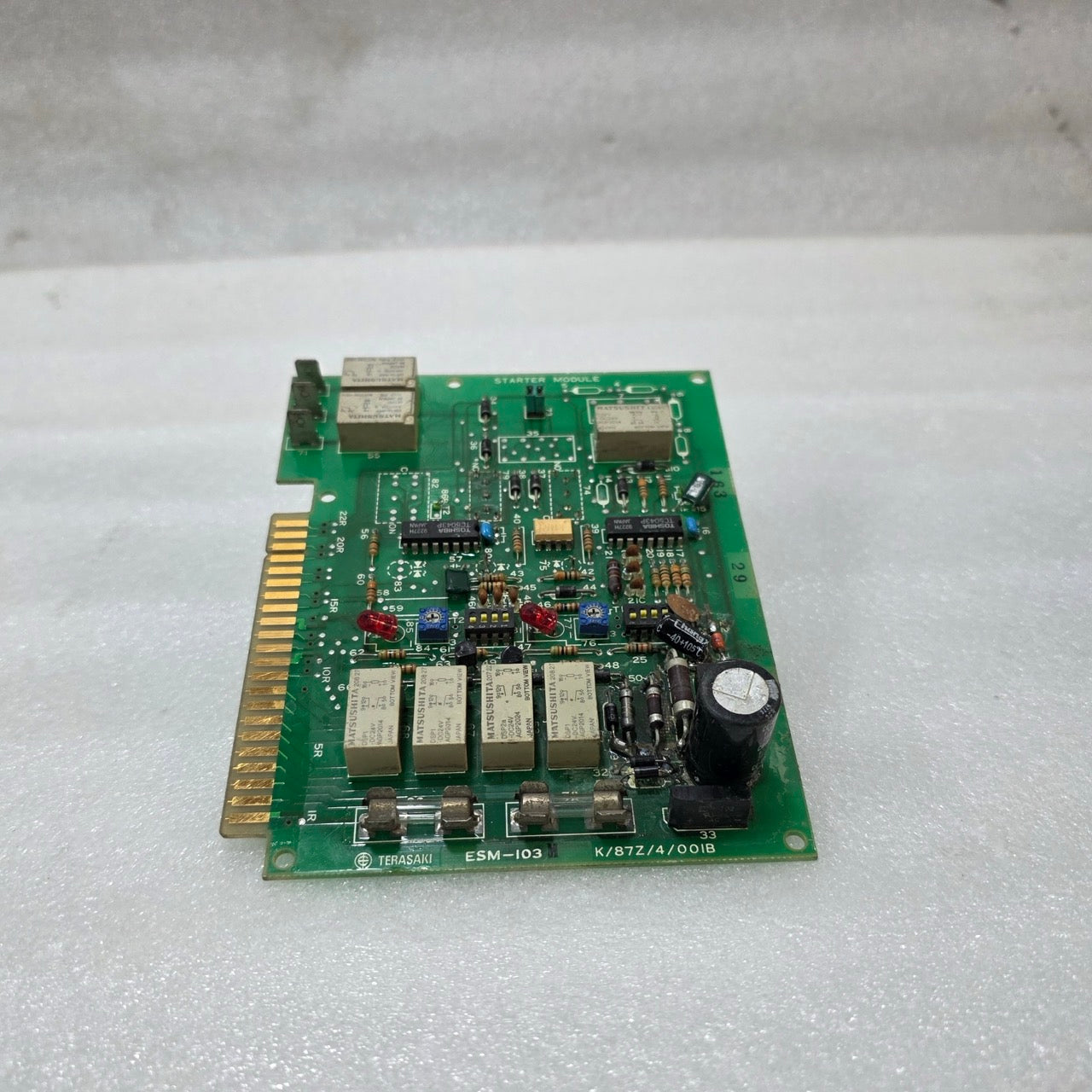 TERASAKI ESM-103-M STARTER MODULE PCB | K/87Z/4/001B INDUSTRIAL CONTROL BOARD