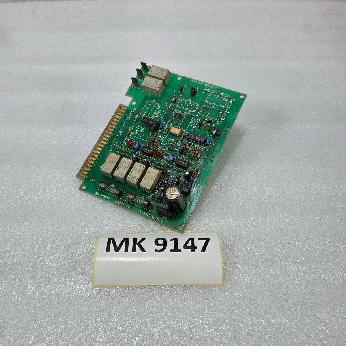 TERASAKI ESM-103 M STARTER MODULE PCB | K/87Z/4/001B INDUSTRIAL CONTROL BOARD