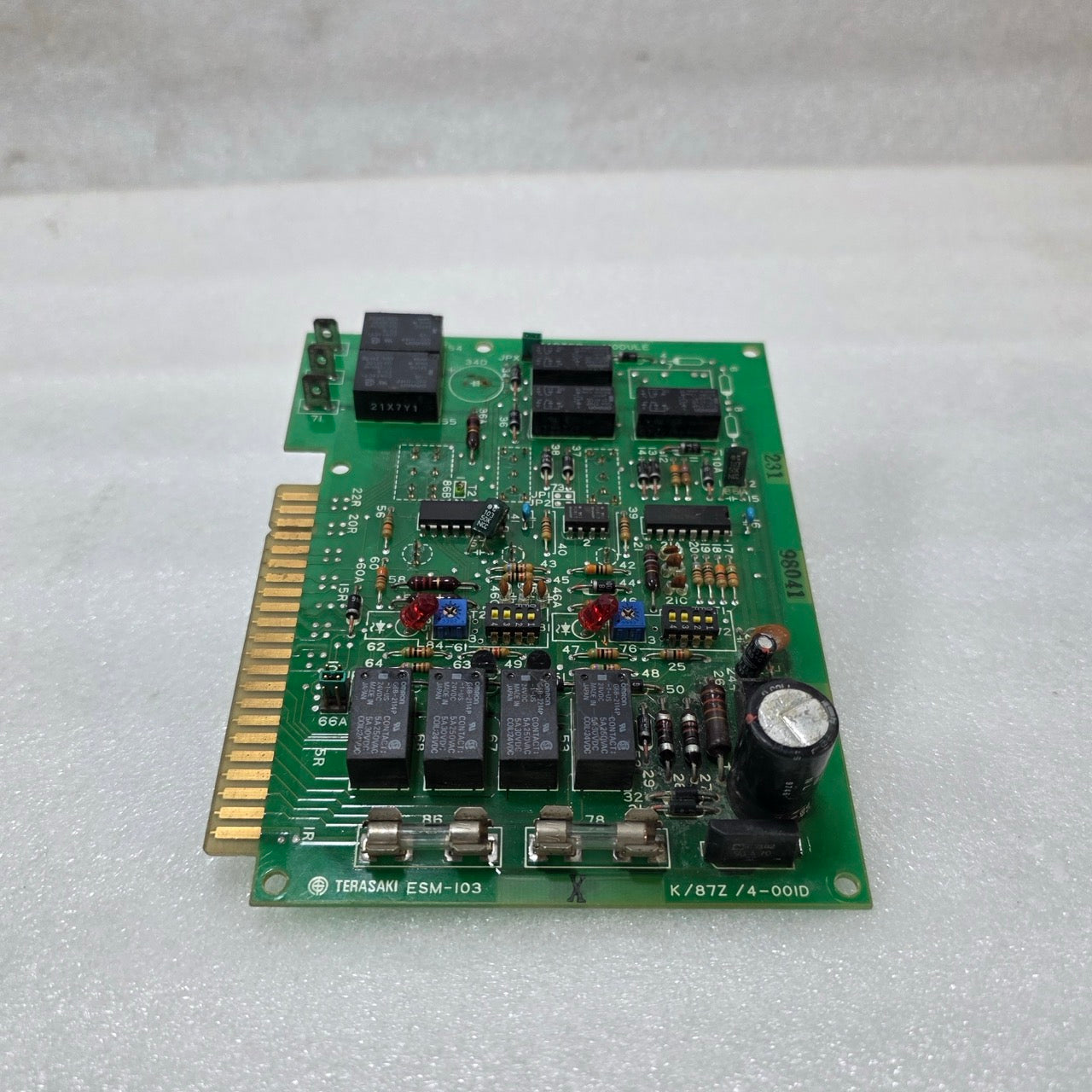 TERASAKI ESM-103 X STARTER MODULE PCB | K/87Z/4-001D INDUSTRIAL CONTROL BOARD