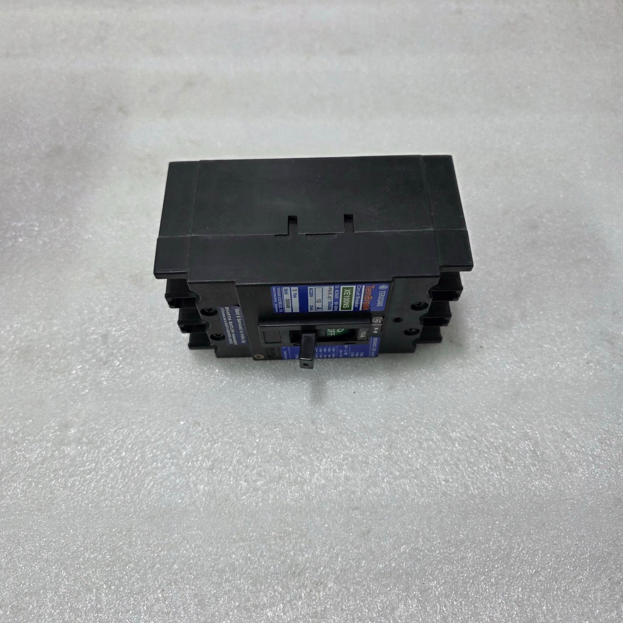 TERASAKI TEMBREAK XE100NS 3 POLE CIRCUIT BREAKER 10A|25KA AC220V | MINOR DAMAGE