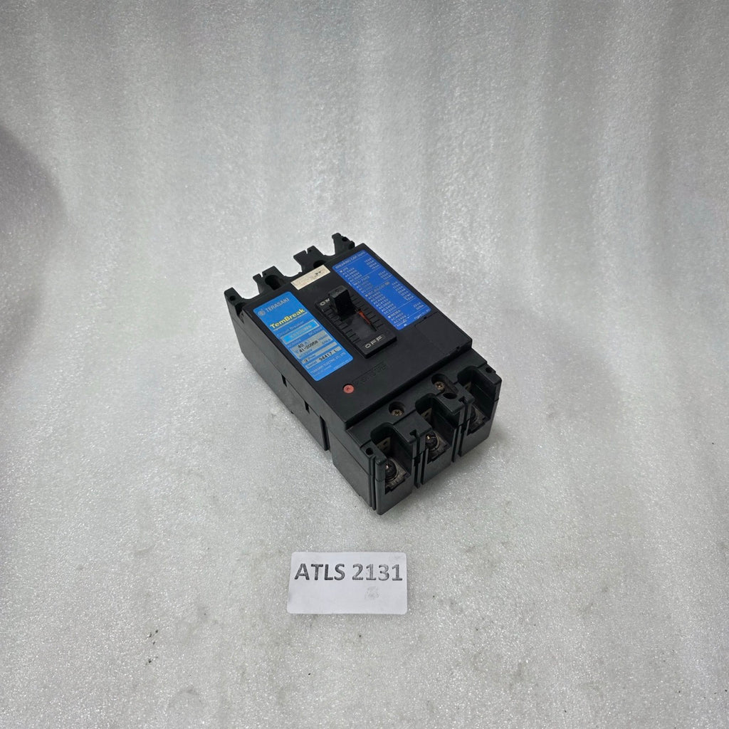 TERASAKI TEMBREAK XS100NS CIRCUIT BREAKER 40A 3 POLE | AC 600V / DC 250V | 50KA