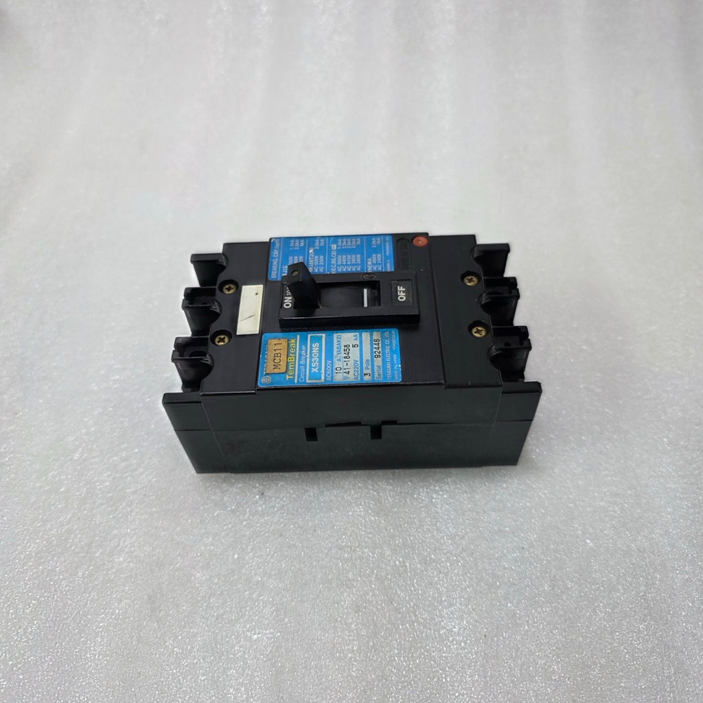 TERASAKI TEMBREAK XS30NS MCCB 10A 3 POLE | 5KA BREAKING CAPACITY | AC600V