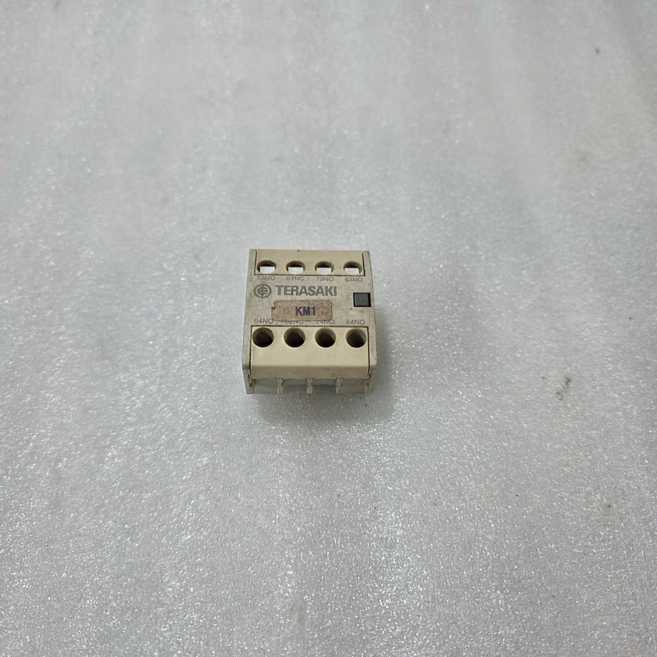 TERASAKI TKU40 AUXILIARY CONTACT UNIT 4NO/4NC 16A AC15/DC13 KM1 CONTACTOR BLOCK