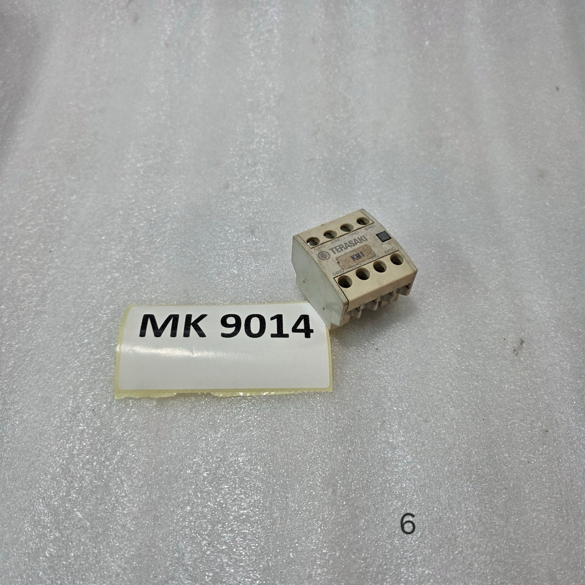 TERASAKI TKU40 AUXILIARY CONTACT UNIT 4NO/4NC 16A AC15/DC13 KM1 CONTACTOR BLOCK