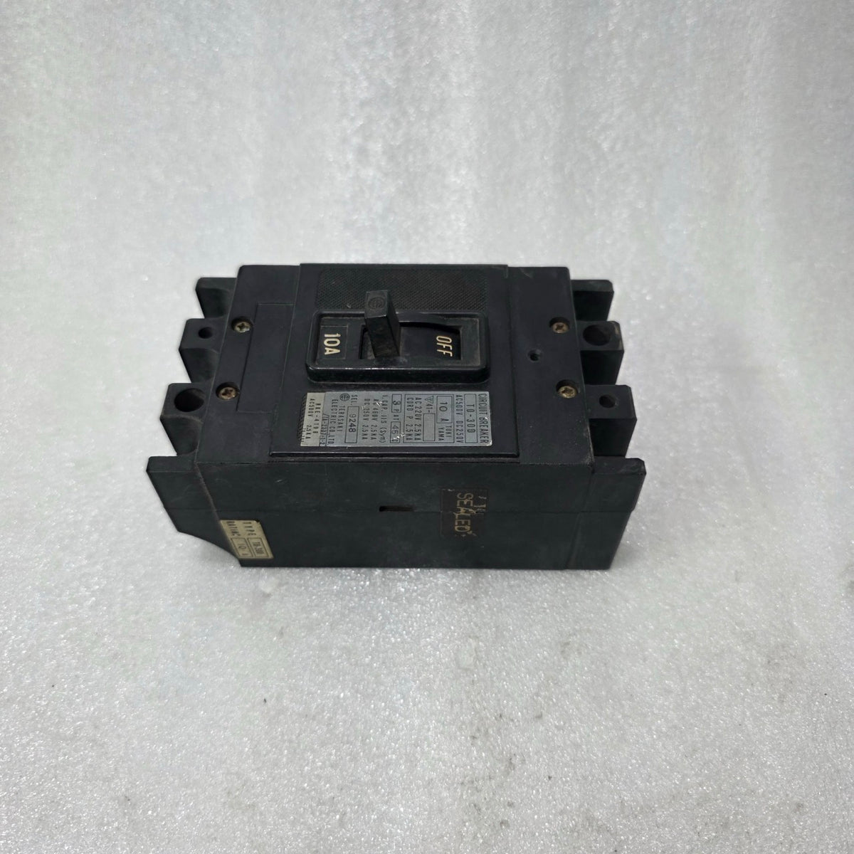 TERASAKI TO-30D 10A 3 POLE MCCB CIRCUIT BREAKER | AC500V / DC250V | 2.5KA