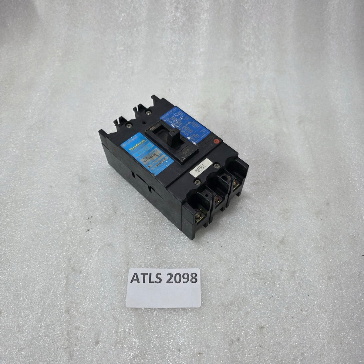 TERASAKI TemBreak 41-10458 MCCB 10A 3-POLE 500V CIRCUIT BREAKER PRE-OWNED