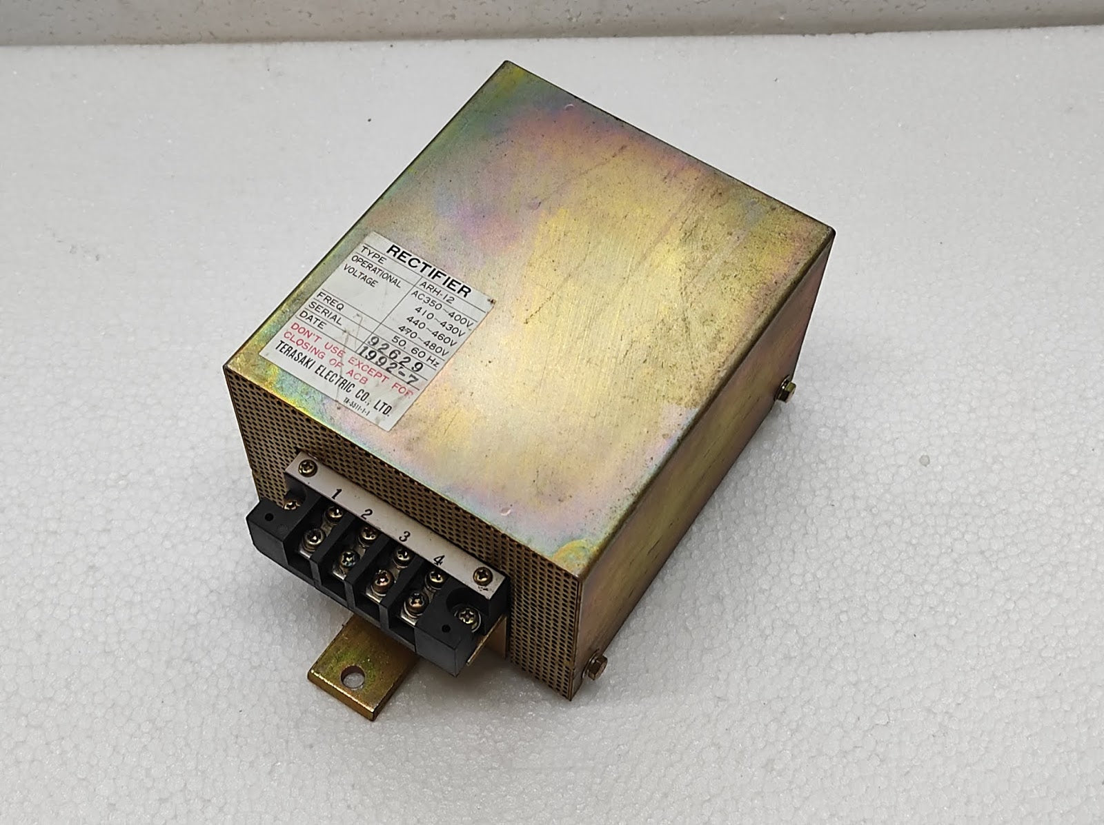 Terasaki ARH-12 Rectifier 350-400V AC