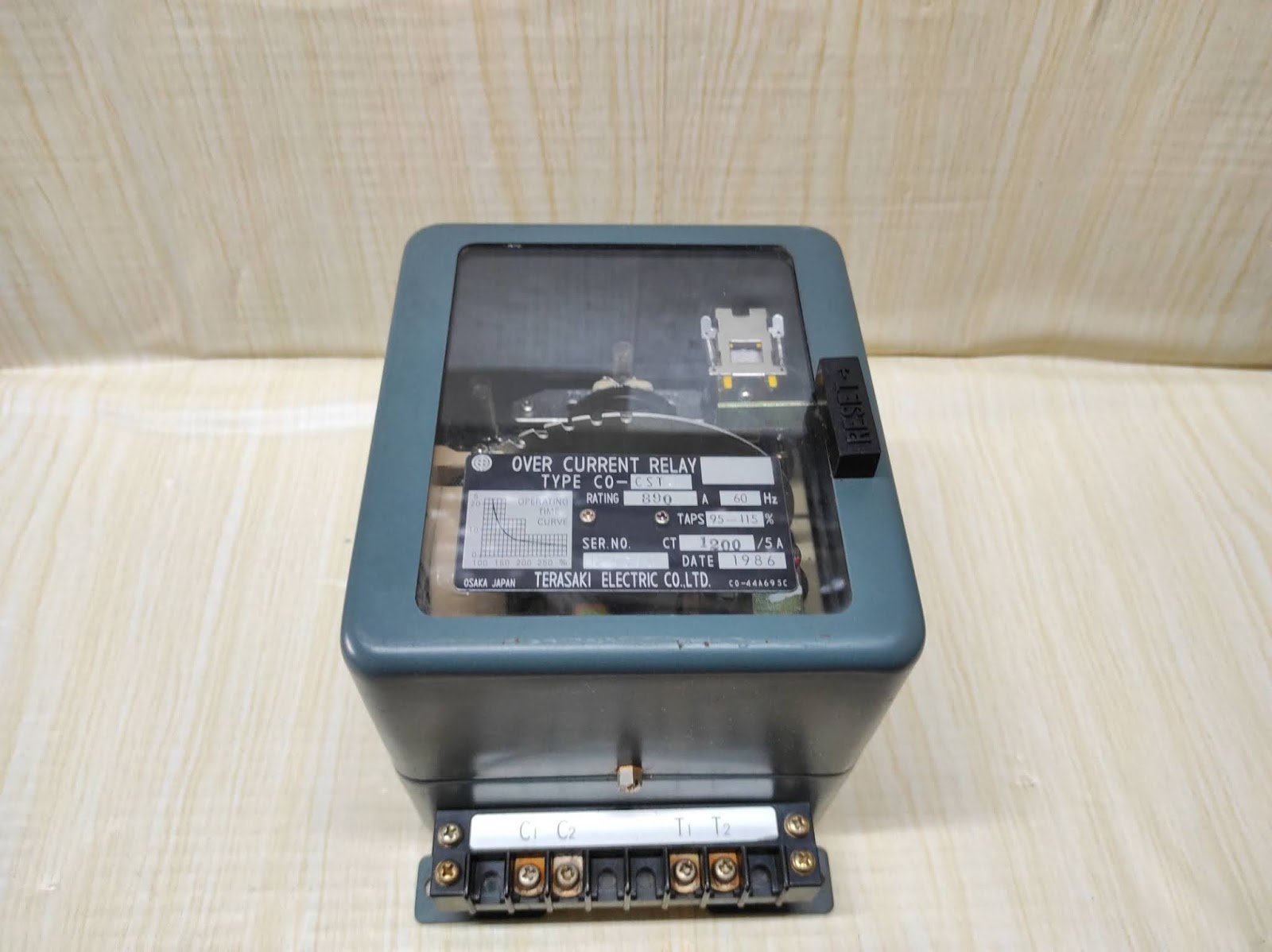 Terasaki CO-CST 31 Over Current Relay CO-CST31