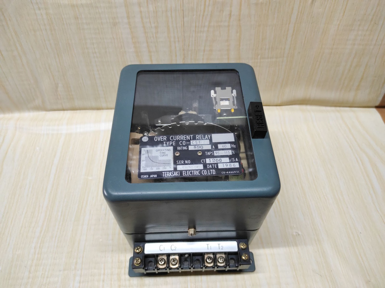 Terasaki CO-CST 32 Over Current Relay CO-CST32 1200/5A