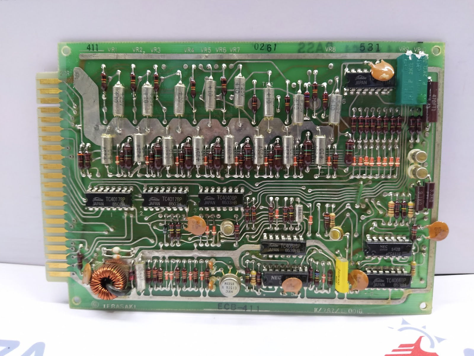 TERASAKI ECB-411 CONTROL PCB BOARD | INDUSTRIAL AUTOMATION INTERFACE MODULE | K/