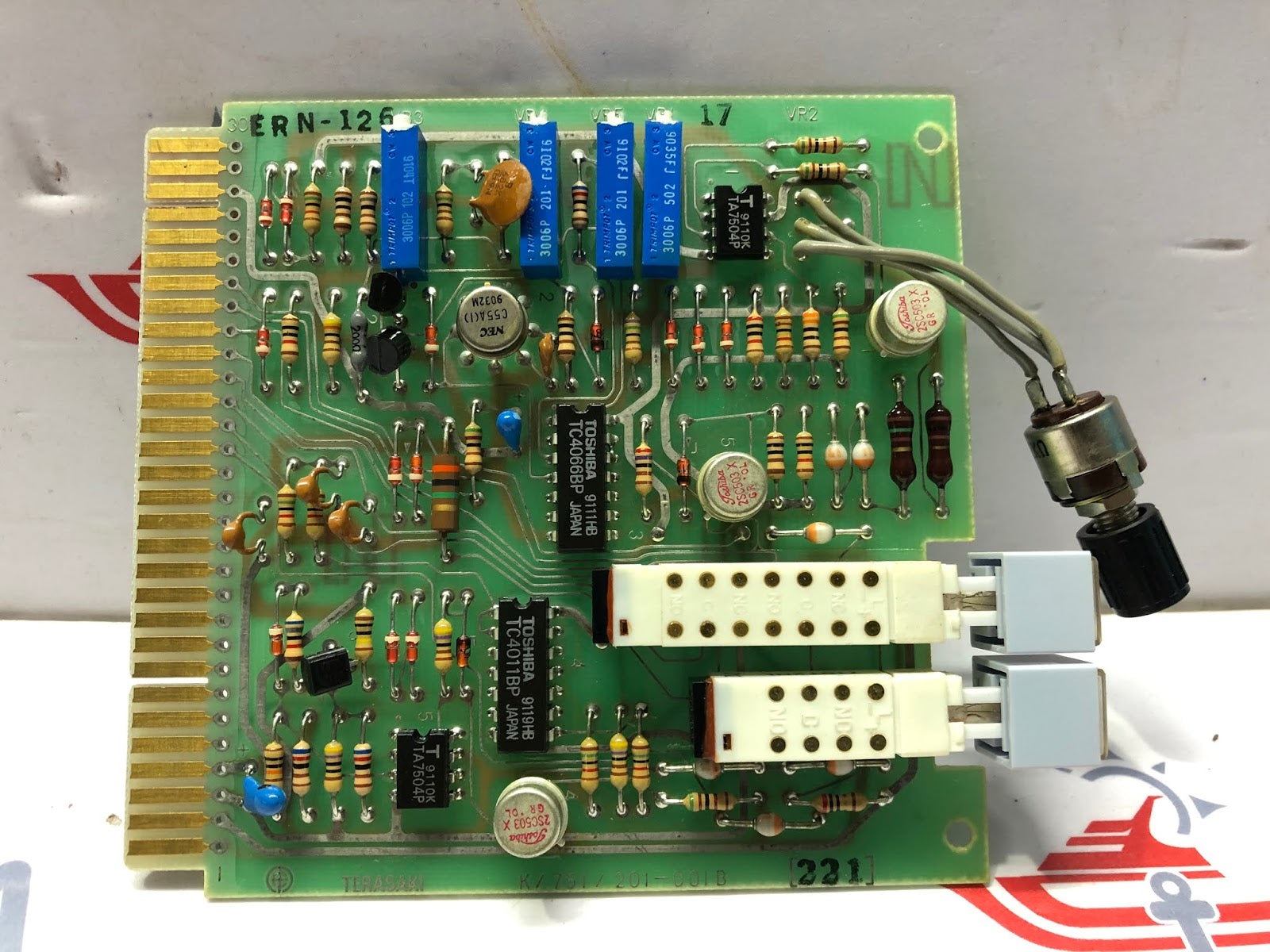 TERASAKI ERN-126 PCB K/751/201-001B