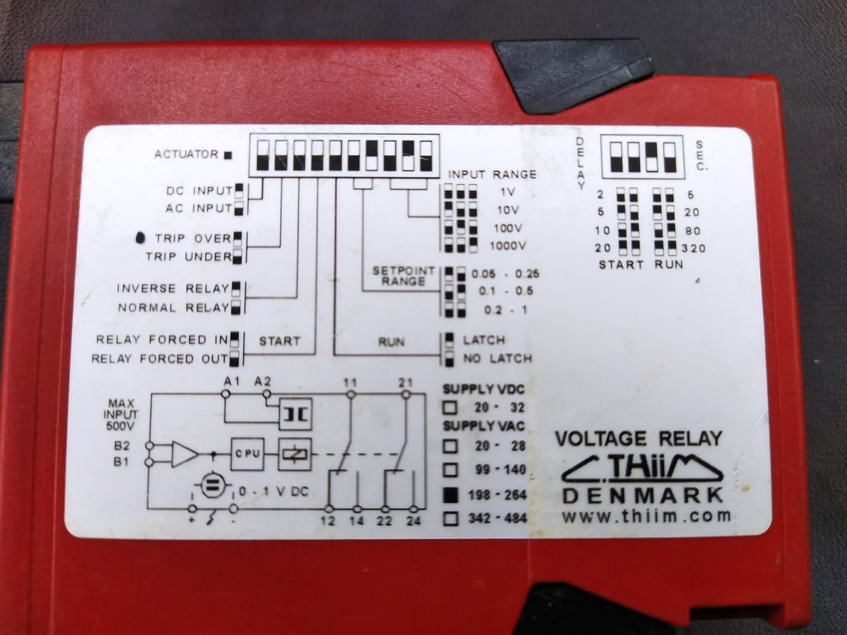 Thiim UMCA B230 DA3C Voltage Relay UMCAB230DA3C