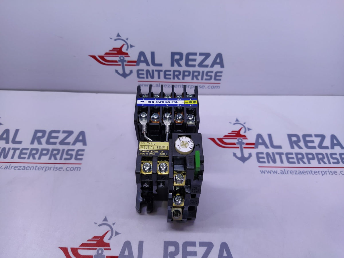 Togami CLK-15JTH40-P6A Magnetic Contactor 200-220V 1-1.4A T-11J