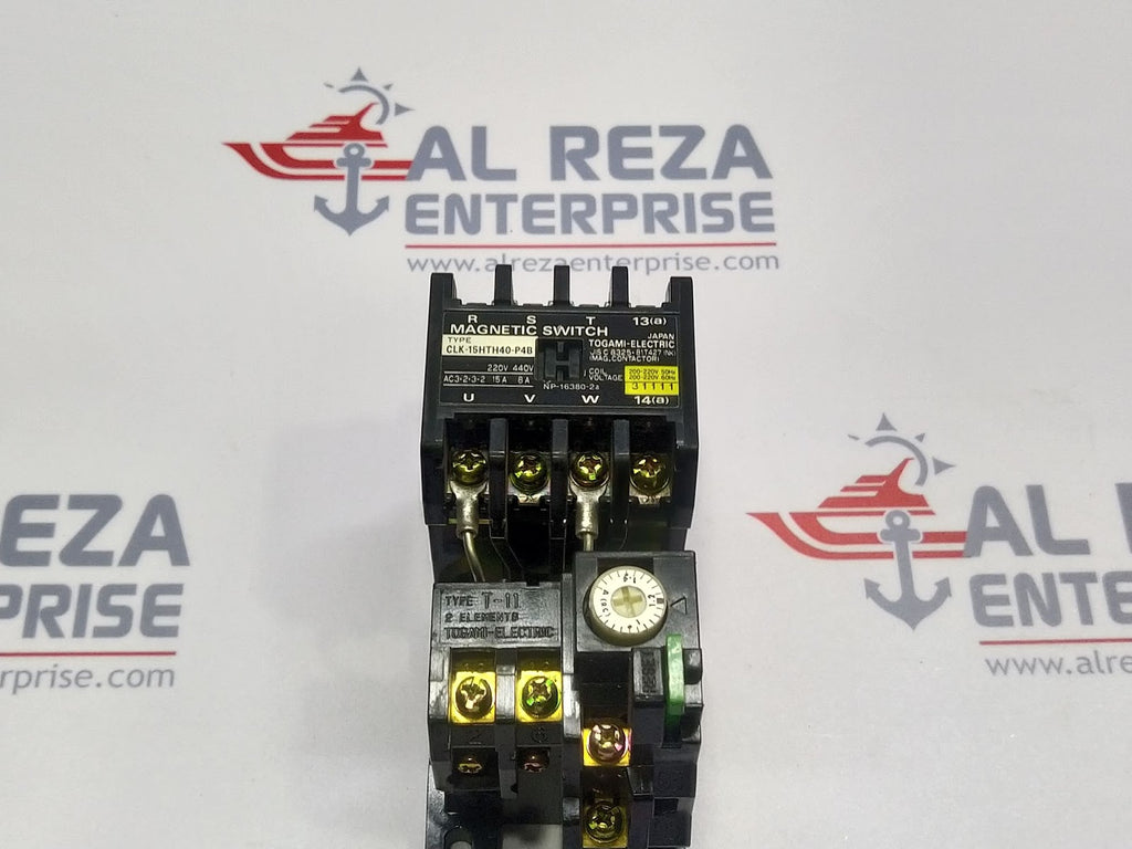 Togami Electric CLK-15HTH40-P4B Magnetic Switch 220-440V
