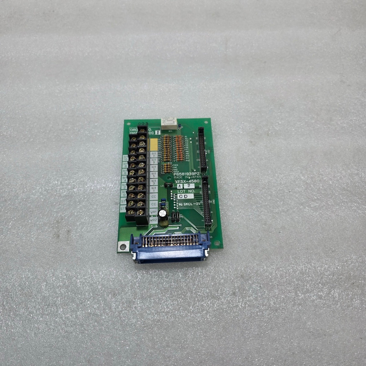 TOSHIBA VF5X-4580 CONTROL PCB (P6584580G / P6581939P2) | INDUSTRIAL DRIVE BOARD
