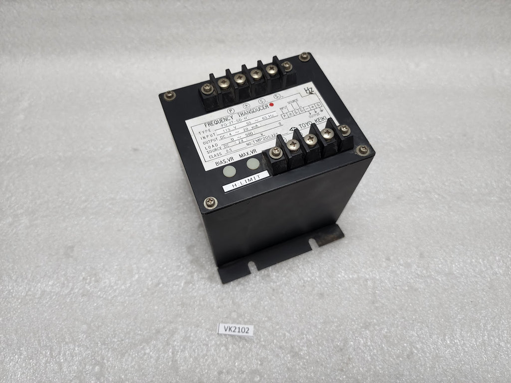 TOYO KEIKI FG-2T-SD-H FREQUENCY TRANSDUCER 24VDC