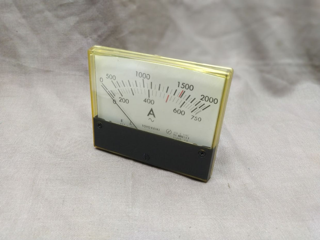 TOYO KEIKI ACF-12N DOUBLE AMMETER CT 2000/5A 750
