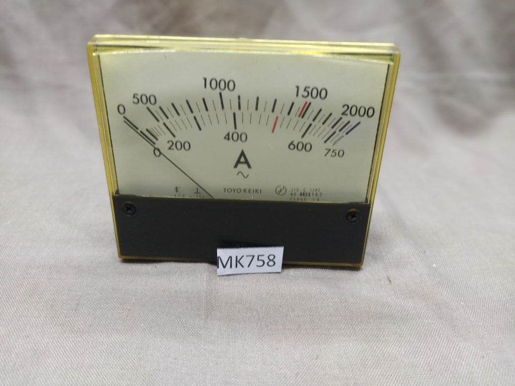 TOYO KEIKI ACF-12N DOUBLE AMMETER CT 2000/5A 750
