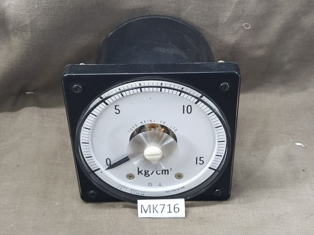 Toyo Keiki DVF-11 Pressure Indicator 0-15 kg/cm2