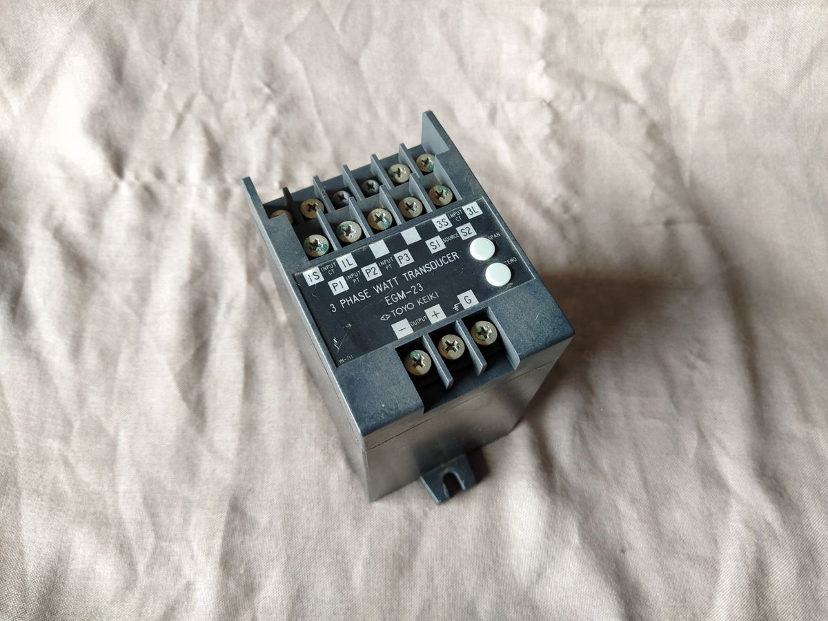 Toyo Keiki EGM-23 3-Phase Watt Transducer