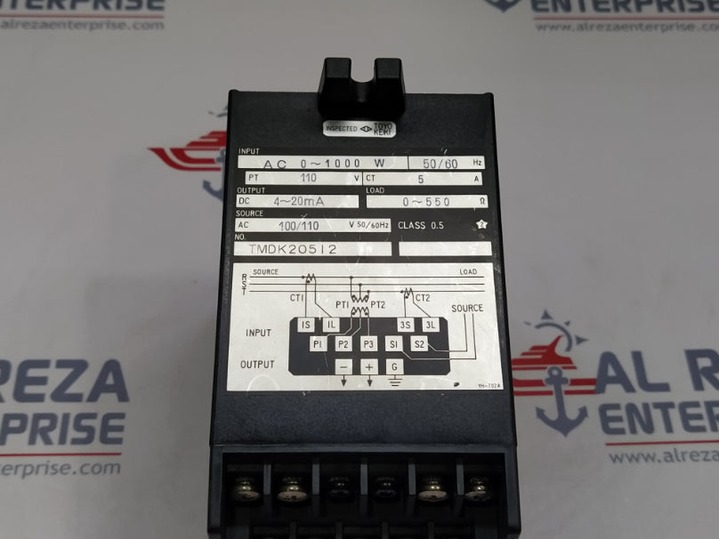 Toyo Keiki EGM-23 3-Phase Watt Transducer TMDK20512