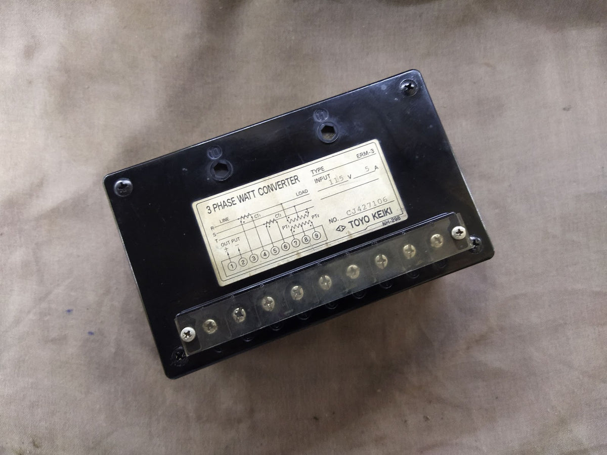 TOYO KEIKI ERM-3 3PHASE WATT CONVERTER
