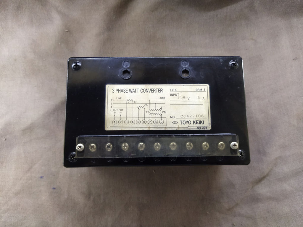 TOYO KEIKI ERM-3 3PHASE WATT CONVERTER