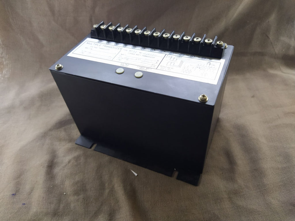 Toyo Keiki MT-3-2 3-Phase Watt Transducer Multiple Transducer