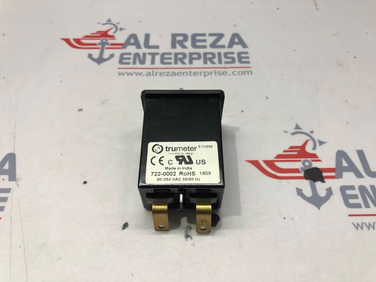 TRUMETER 722-0002 HOUR METER 90-264VAC