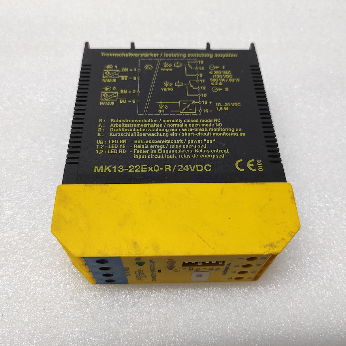 TURCK MK13-22EX0-R/24VDC ISOLATING SWITCHING AMPLIFIER