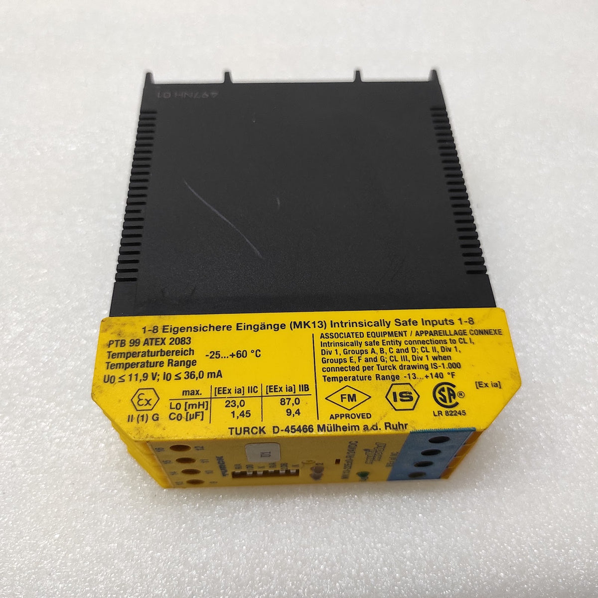 TURCK MK13-22EX0-R/24VDC ISOLATING SWITCHING AMPLIFIER