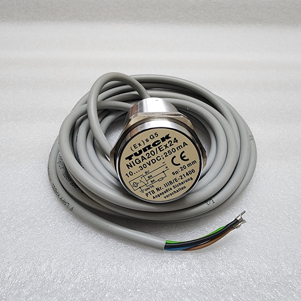 TURCK NIGA20/EX24 INDUCTIVE SENSOR 10-30VDC