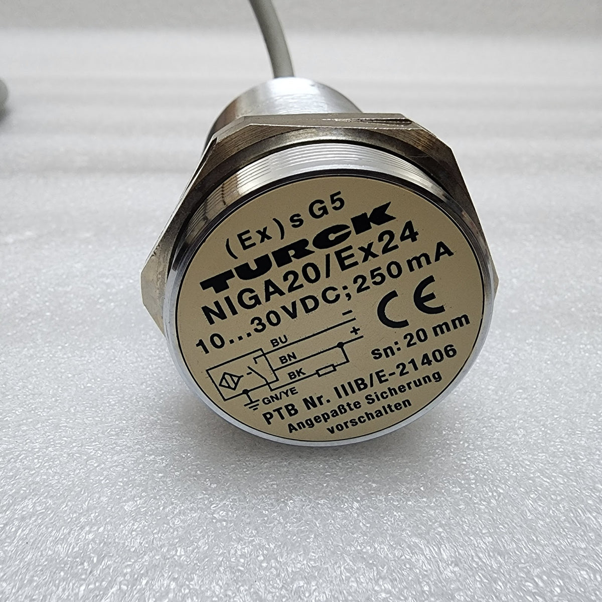 TURCK NIGA20/EX24 INDUCTIVE SENSOR 10-30VDC