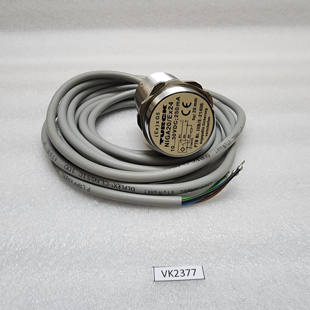 TURCK NIGA20/EX24 INDUCTIVE SENSOR 10-30VDC