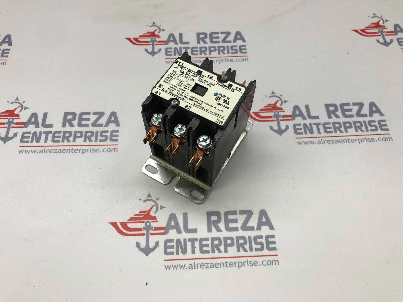 TYCO ELECTRONICS HN53CD115 MAGNETIC CONTACTOR 3100-30T1028MC COIL VOLTAGE 120VAC