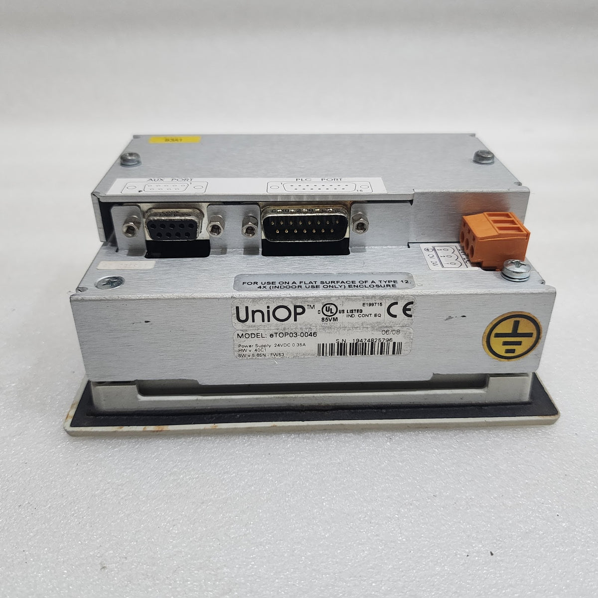 UNIOP ETOP03-0046 OPERATOR INTERFACE HMI 3.8" 24VDC