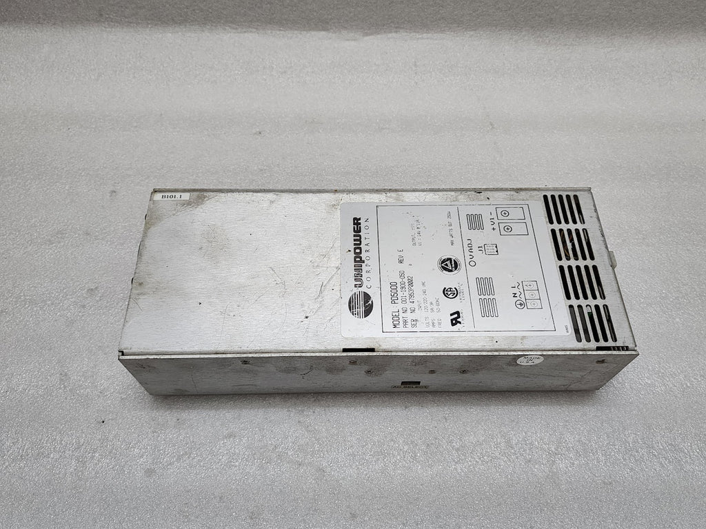UNIPOWER CORPORATION PD5000 POWER SUPPLY 001-1900-050 REV E 24VDC 11A