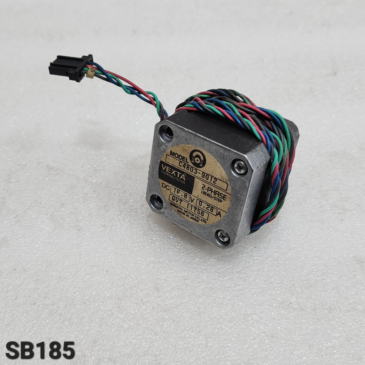 VEXTA C4803-9012 STEPPING MOTOR 16.8VDC 0.28A