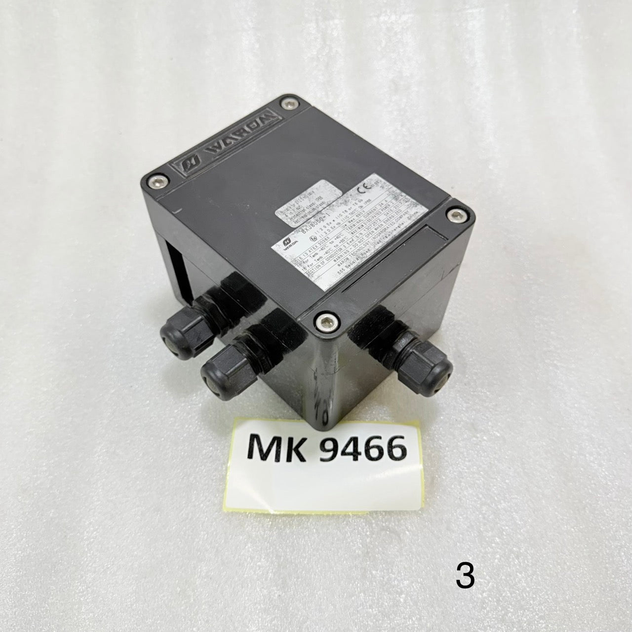 WAROM BXJ8050-1 Ex Junction Box ATEX IP66 690V Pre-Owned
